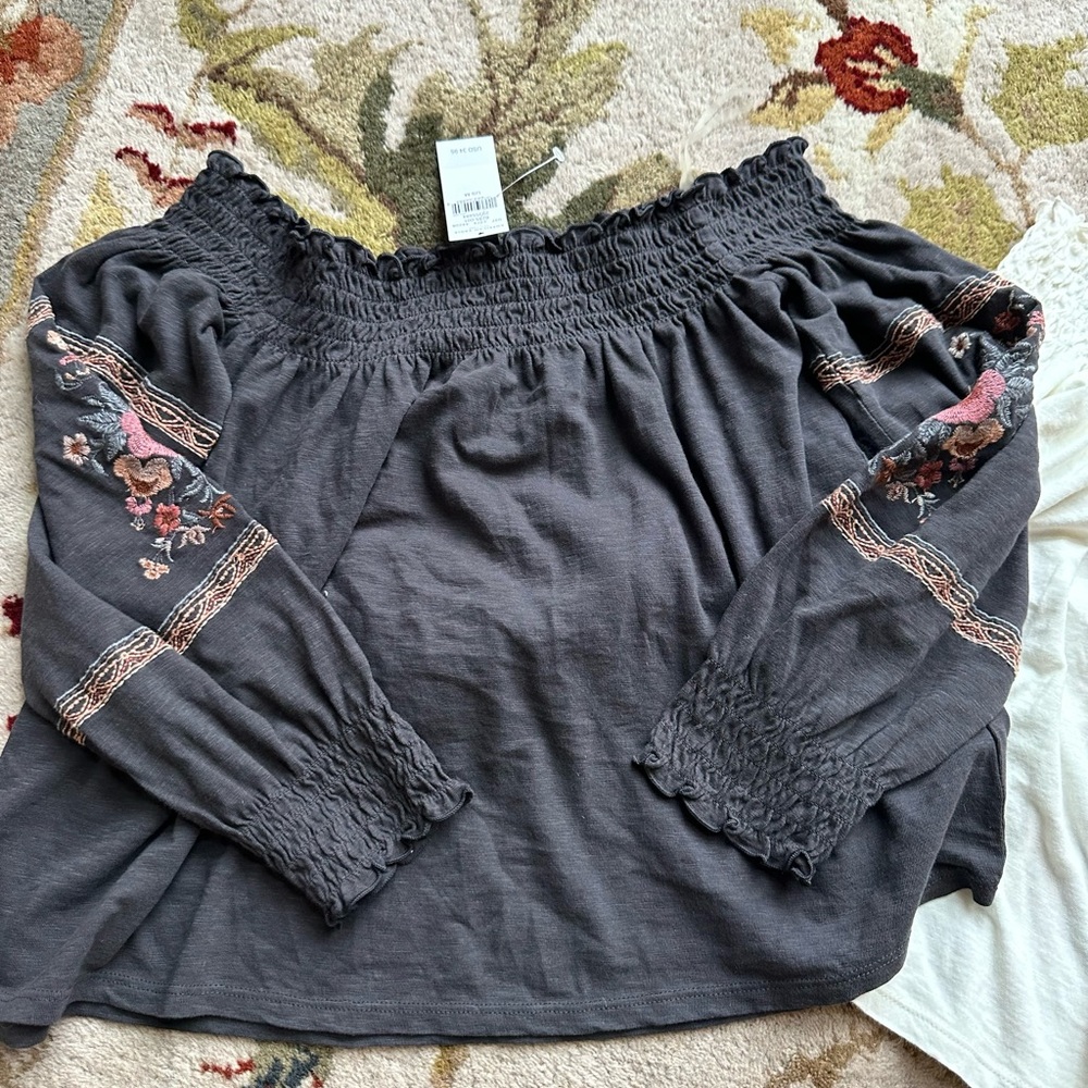 American Eagle Outfitters Boho Top Long Sleeve Bundle New with Tag! Size Medium - Picture 4 of 5